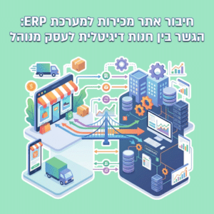 חיבור אתר מכירות למערכת ERP: הגשר בין חנות דיגיטלית לעסק מנוהל