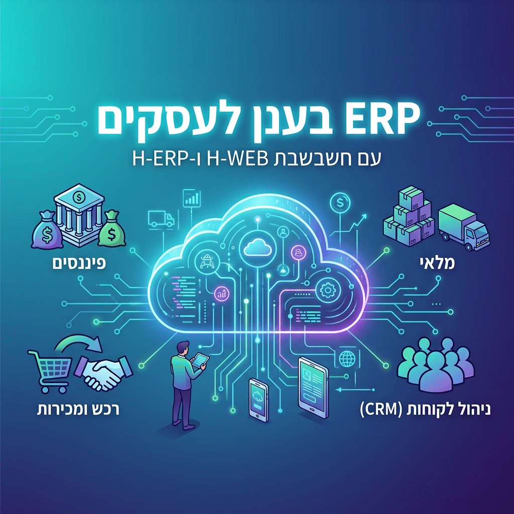 ERP בענן – ניהול עסק מכל מקום, בלי לוותר על שליטה